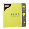Serviettes Papstar "Daily Collection", avec pliage en ¼, 320 x 320 mm, 20 pièces, vert citron