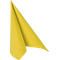 Serviettes Papstar Royal Collection, 5 x 50 pièces, 1/4-pli, aspect tissu, 400 x 400 mm, papier, vert citron