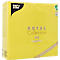 Serviettes Papstar Royal Collection, 5 x 50 pièces, 1/4-pli, aspect tissu, 400 x 400 mm, papier, vert citron