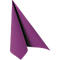 Serviettes Papstar Royal Collection, 5 x 50 pièces, 1/4-plié, aspect tissu, 400 x 400 mm, papier, violet