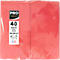 Paquet de 40 serviettes rouges de Pro Nappe, 38x38 cm.