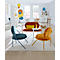 Sessel Meet by Paperflow Saturne, B 700 x T 730 x H 880 mm, Stahlrohr, Samt, vers. Farben