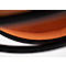 Sessel Meet by Paperflow Saturne, mit Armlehnen, B 700 x T 730 x H 880 mm, Stahlrohr, Samt, Schwarz/Rost