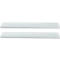Set de 2 étagères pour système de rayonnage FBR 2200, l. 1282 x P 400 mm, galvanisé