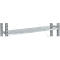 Set de 2 étagères pour système de rayonnage FBR 2200, l. 1282 x P 400 mm, galvanisé