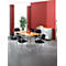 Set van 6 stoelen STYL, zwart 