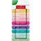 Set van 8 markeerstiften van FABER-CASTELL: turkoois, lila, paarsroze, blush, lichtgroen, tropic, powder en vanille