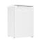 White mini fridge, isolated against a white background. “SEVERIN” is on the door.