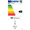 Energielabel von Severin mit der Energieeffizienzklasse E und Angaben zum Energieverbrauch, Lärmpegel und Fassungsvermögen.