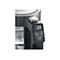 Nahaufnahme des schwarzen Griffs eines Wasserkochers mit digitalem Display, Temperaturanzeige und Touch-Bedienfeld.