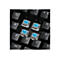 Sharkoon Skiller MECH SGK3 - Tastatur - Hintergrundbeleuchtung - USB - AZERTY - Französisch