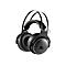 Schwarzes Sharkoon Gaming-Headset mit Ohrpolstern aus Kunstleder und dünnem Kopfbügel vor weißem Hintergrund.