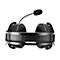 Schwarzes Sharkoon Gaming-Headset mit Kopfbügel, Ohrmuscheln aus Lederimitat und Mikrofon vor weißem Hintergrund.