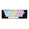 Sharkoon SKILLER SGK50 S4 - Tastatur - Hintergrundbeleuchtung - USB-C - Deutsch - Tastenschalter: Kailh Blue