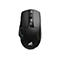 Schwarze Gaming-Maus mit RGB-Beleuchtung und Sharkoon-Logo auf weißem Hintergrund.
