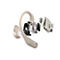 SHOKZ OpenFit - True Wireless-Kopfhörer mit Mikrofon - offenes Ohr - über dem Ohr angebracht - Bluetooth - beige