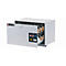 Sicherheits-Unterbauschrank Typ 90 asecos UB-S-90, Schublade, Front Lichtgrau, B 893 x T 574 x H 600 mm