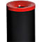Sicherheitsabfallbehälter Grisu Color, 50L, schwarz/rot