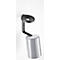 Sicherheitsaschenbecher, H 250 x ø 180 mm, silber