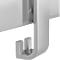 Sicherheitsgarderobe Arosa, mit Hut- und Mantelhaken, B 430 x T 80 x H 190 mm