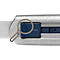 Sicherheitsmesser Martor Secunorm Profi40 MDP, ergonomisch, metalldetektierbar, L 143 x B 17 x H 31 mm, rostfreier Stahl/Aluminium/Kunststoff, blau