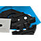 Sicherheitsmesser Martor Secupro Merak, ergonomisch, Sicherungsknopf, mit Halteöse, L 128 x B 18 x H 50 mm, Stahl/GFK, blau-schwarz