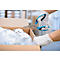 Sicherheitsschere Martor Secumax 565, ergonomisch, Drahtkerbe und Krallen, Spezialschliff, L 218 x H 83 mm, rostfreier Stahl/GFK, blau-schwarz