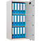 Sicherheitsschrank Seguro 60, Sicherheitsstufe S2, B 512 x T 425 x H 1102 mm, 138 Liter, lichtgrau