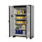 Sicherheitsschrank Typ 30 asecos Q-CLASSIC-30, Flügeltüren, Front asecos Silber, B 1164 x T 620 x H 1947 mm