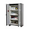 Sicherheitsschrank Typ 30 asecos Q-CLASSIC-30, Flügeltüren, Front asecos Silber, B 1164 x T 620 x H 1947 mm