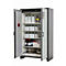Sicherheitsschrank Typ 30 asecos Q-CLASSIC-30, Flügeltüren, Front Lichtgrau, B 1164 x T 620 x H 1947 mm