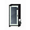 Sicherheitsschrank Typ 30 asecos Q-DISPLAY-30, Flügeltür mit Glasausschnitt, Anschlag links, Front Lichtgrau, B 864 x T 620 x H 1947 mm