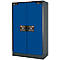 Sicherheitsschrank Typ 90 Asecos Q-CLASSIC-90 asecos, B 1200 mm, 3 Böden, enzianblau