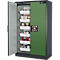Sicherheitsschrank Typ 90 Asecos Q-CLASSIC-90 asecos, B 1200 mm, 3 Böden, resedagrün