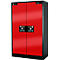 Sicherheitsschrank Typ 90 Asecos Q-CLASSIC-90 asecos, B 1200 mm, 3 Böden, verkehrsrot