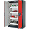 Sicherheitsschrank Typ 90 Asecos Q-CLASSIC-90, B 1200 mm, 4 Auszüge, verkehrsrot