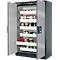 Sicherheitsschrank Typ 90 Asecos Q-CLASSIC-90, B 1200 mm, 6 Auszüge, asecos Silber