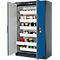 Sicherheitsschrank Typ 90 Asecos Q-CLASSIC-90, B 1200 mm, 6 Auszüge, enzianblau