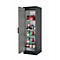 Sicherheitsschrank Typ 90 asecos Q-CLASSIC-90, Flügeltür, Anschlag links, Front asecos Silber, B 599 x T 615 x H 1953 mm