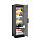 Sicherheitsschrank Typ 90 asecos Q-CLASSIC-90, Flügeltür, Anschlag rechts, Front asecos Silber, B 599 x T 615 x H 1953 mm