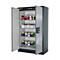 Sicherheitsschrank Typ 90 asecos Q-CLASSIC-90, Flügeltüren, Front asecos Silber, B 1193 x T 615 x H 1953 mm