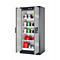 Sicherheitsschrank Typ 90 asecos Q-CLASSIC-90, Flügeltüren, Front asecos Silber, B 893 x T 615 x H 1953 mm