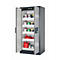 Sicherheitsschrank Typ 90 asecos Q-CLASSIC-90, Flügeltüren, Front asecos Silber, B 893 x T 615 x H 1953 mm