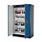 Sicherheitsschrank Typ 90 asecos Q-CLASSIC-90, Flügeltüren, Front Enzianblau, B 1193 x T 615 x H 1953 mm