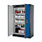 Sicherheitsschrank Typ 90 asecos Q-CLASSIC-90, Flügeltüren, Front Enzianblau, B 1193 x T 615 x H 1953 mm
