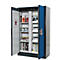 Sicherheitsschrank Typ 90 asecos Q-CLASSIC-90, Flügeltüren, Front Enzianblau, B 1193 x T 615 x H 1953 mm