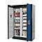 Sicherheitsschrank Typ 90 asecos Q-CLASSIC-90, Flügeltüren, Front Enzianblau, B 1193 x T 615 x H 1953 mm