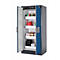 Sicherheitsschrank Typ 90 asecos Q-CLASSIC-90, Flügeltüren, Front Enzianblau, B 893 x T 615 x H 1953 mm