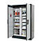 Sicherheitsschrank Typ 90 asecos Q-CLASSIC-90, Flügeltüren, Front Lichtgrau, B 1193 x T 615 x H 1953 mm