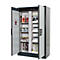 Sicherheitsschrank Typ 90 asecos Q-CLASSIC-90, Flügeltüren, Front Lichtgrau, B 1193 x T 615 x H 1953 mm